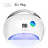 Smart Lamp Nail LED UV Lamp Dryer Metal Bottom LCD Timer Multicolors for Curing UV Gel Polish Nail Art Tools - menochic
